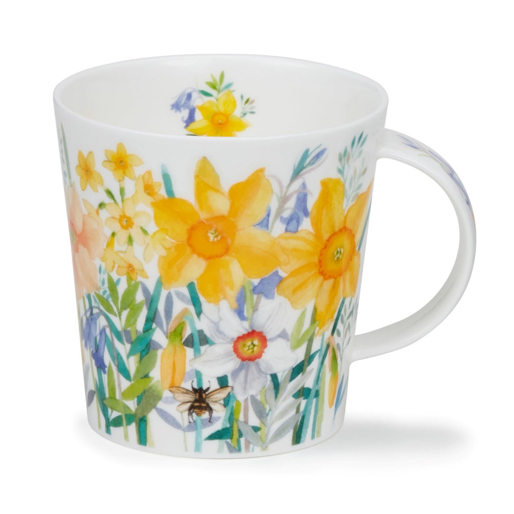 Dunoon Mug Cairngorm; Floral Whisper Yellow