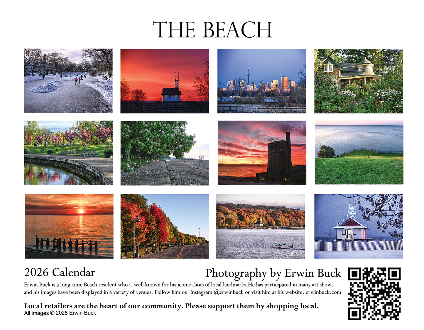 Calendar 2026, The Beach