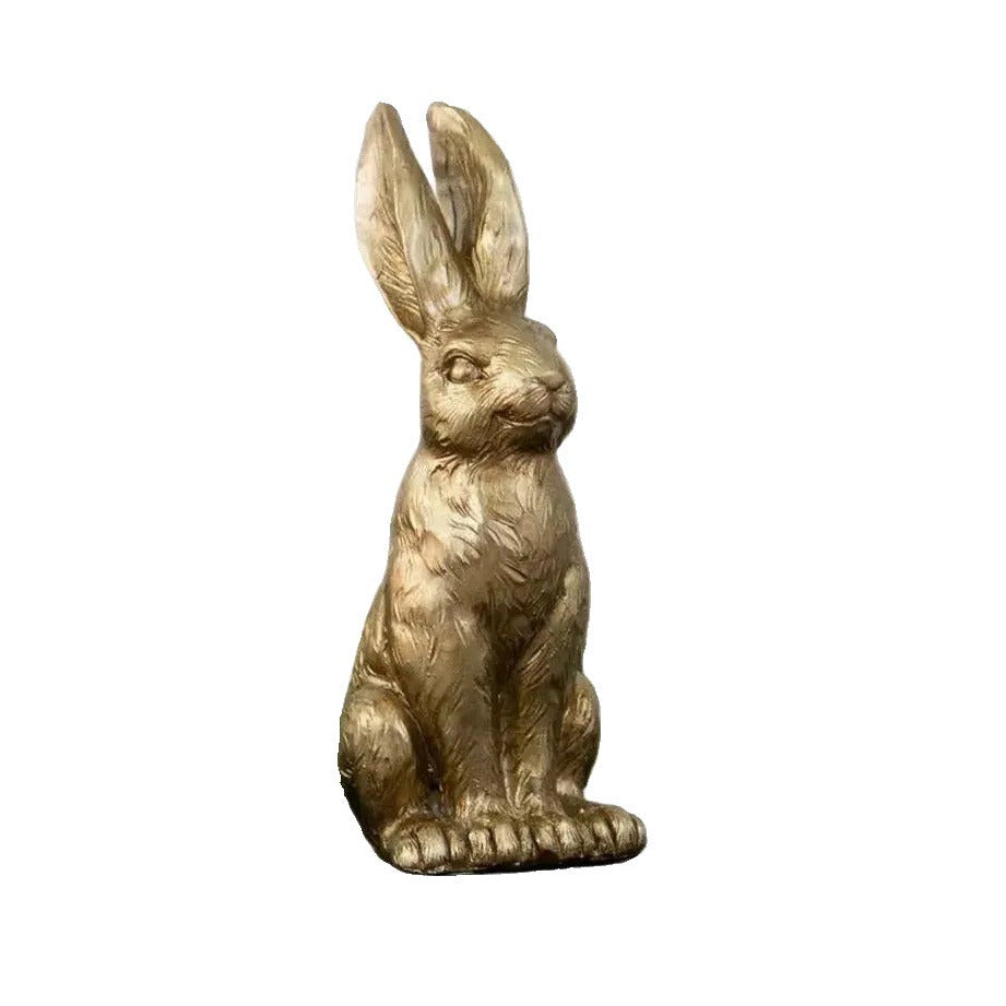 Bunny, Sitting Gold Coloured Bunny