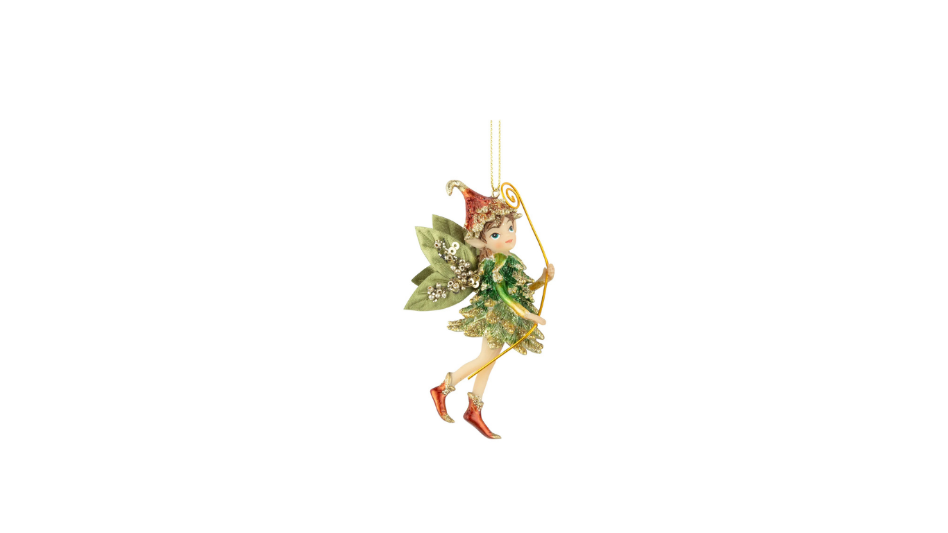Ornament, Fairy, in tree dress