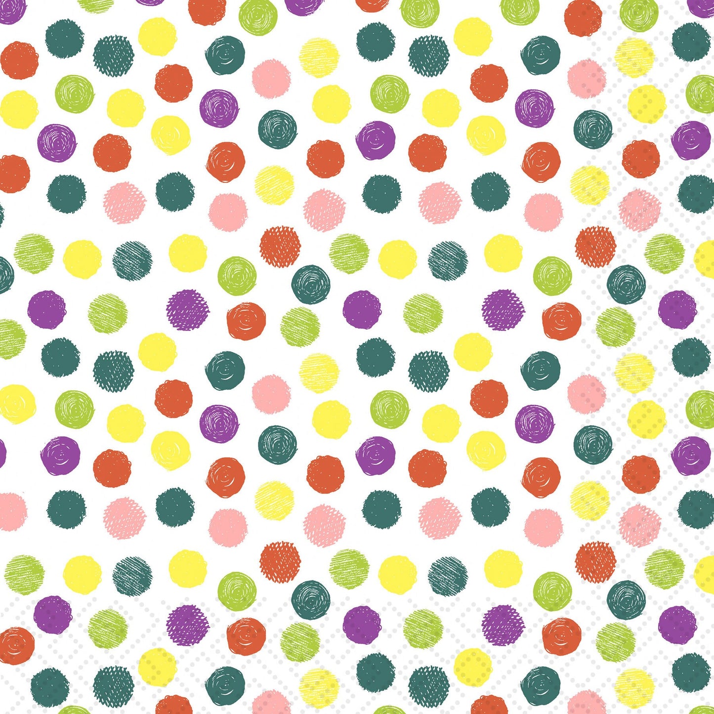 Napkin, Playful Dots, Lunch