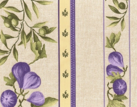 Tablecloth, Provence Cream Fig & Olive, Rectangle