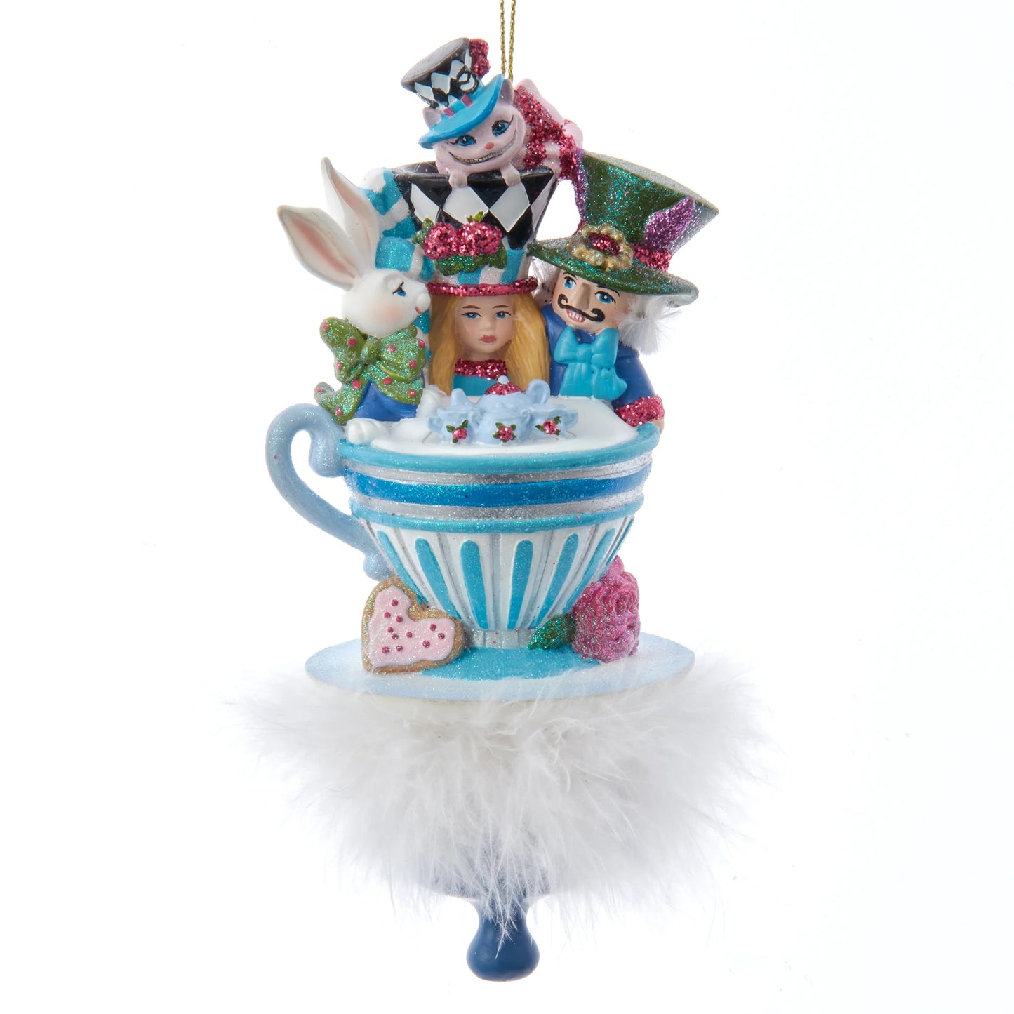 Hollywood Nutcracker, Alice in Wonderland Hat Ornament