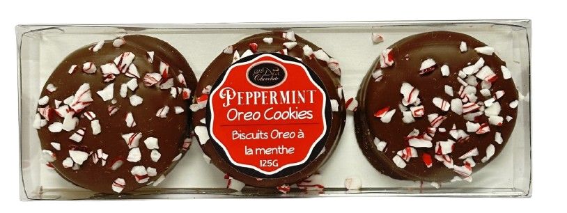 Chocolate 3pc Peppermint Oreo Cookie Gift Box
