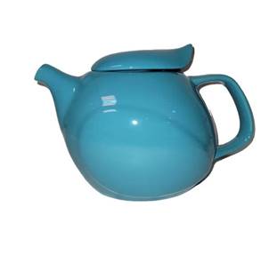 ChirpyPot Teapot, Aqua