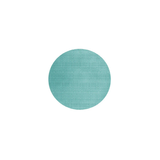 Basketweave Round Placemat Teal