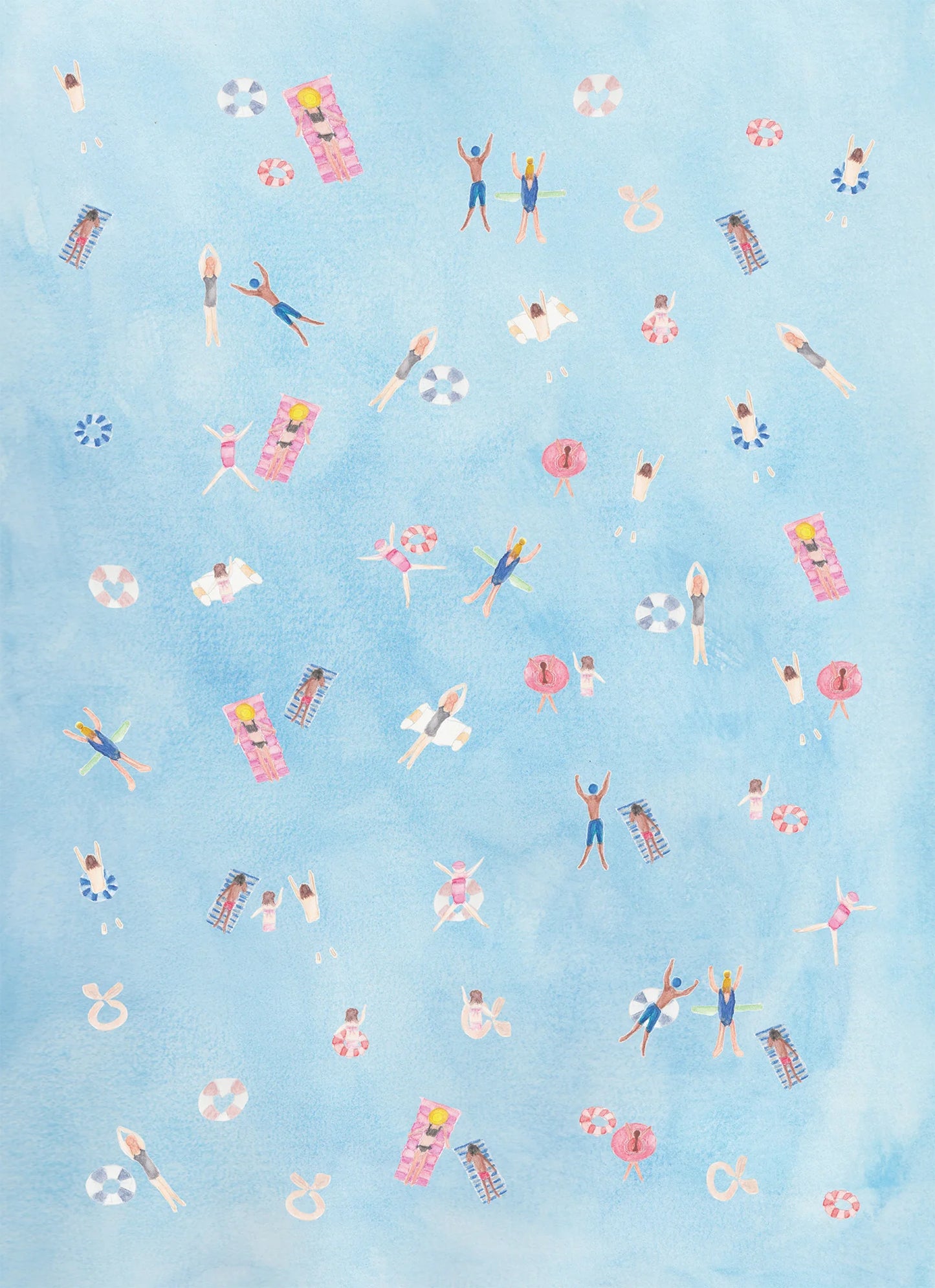 Tea Towel, Swimmers