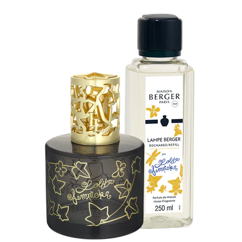 Maison Berger Paris,  Lamp:  Lolita Black Gift Set w/Lolita Lempicka