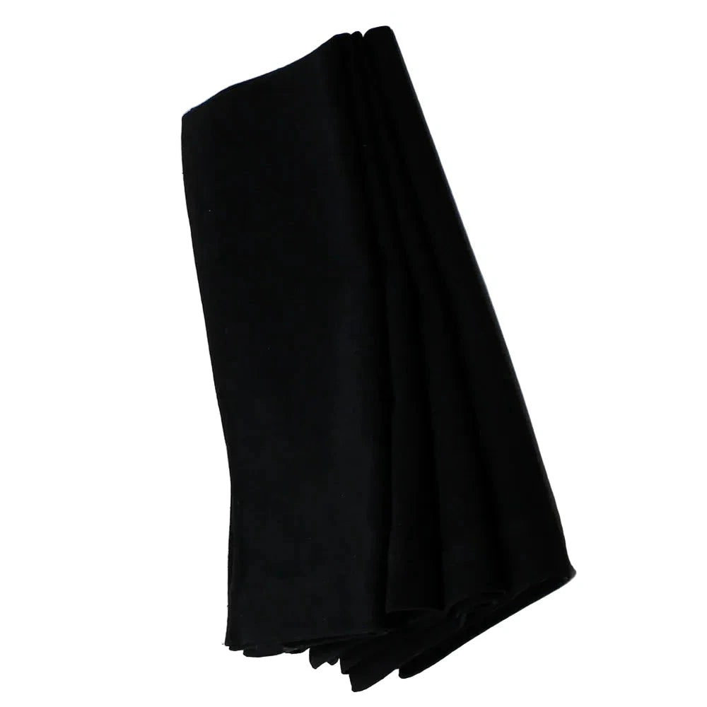 Napkin, Fabric, Black, Set of 4