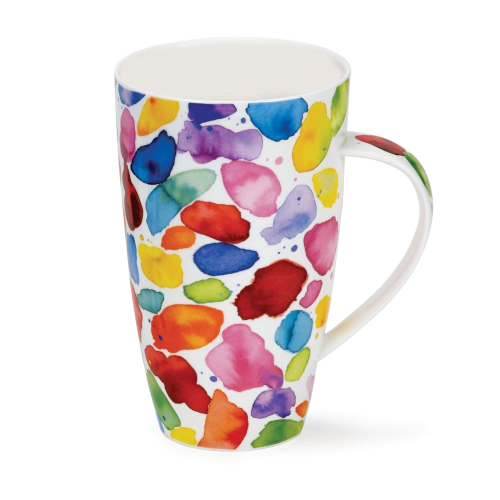 Dunoon Mug Henley; Blobs Red