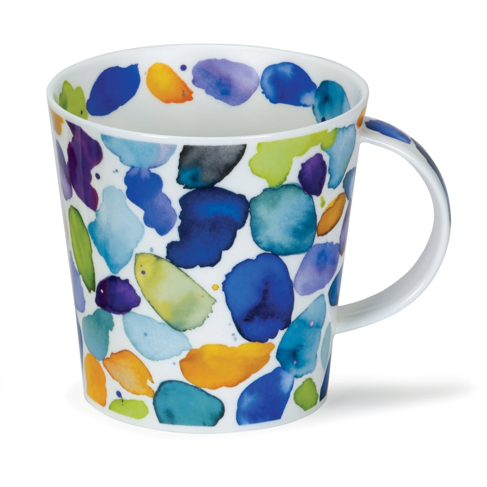 Dunoon Mug Lomond; Blobs Blue
