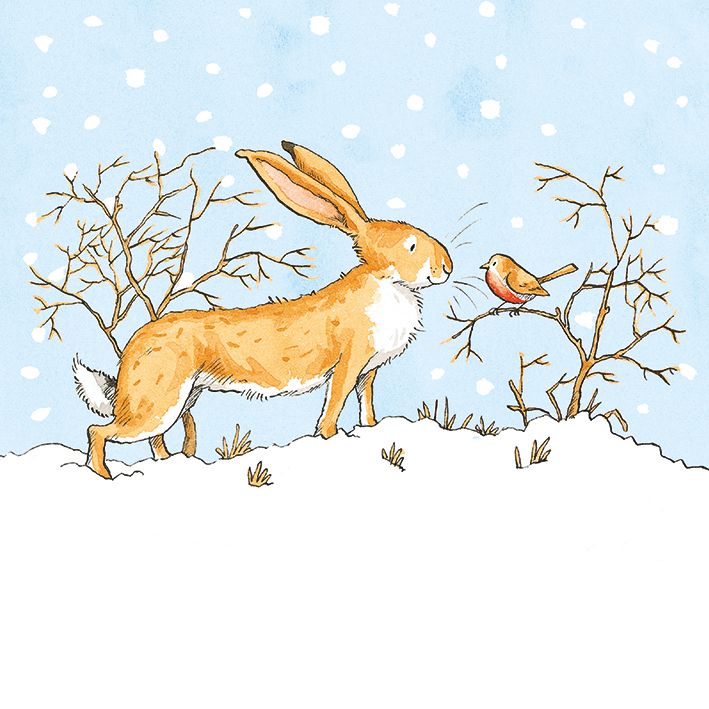 Box Card Christmas; Fun in the Snow