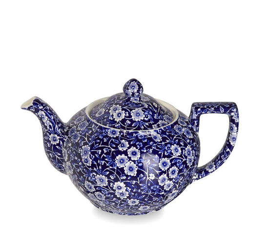 Burleigh Blue Calico Teapot