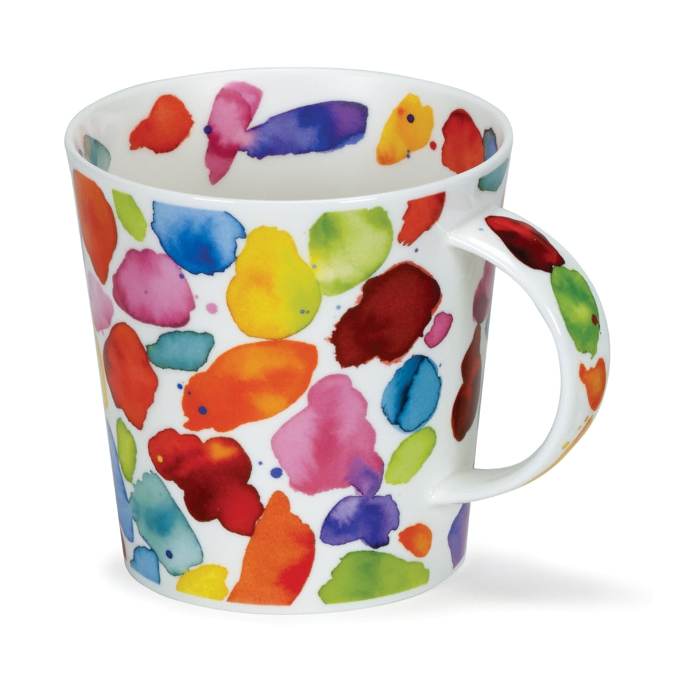 Dunoon Mug Cairngorm; Blobs Red