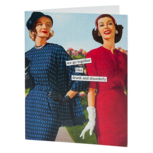 Card, Birthday, Anne Taintor, Drunk and Disorderly
