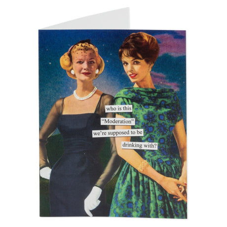 Card, Birthday, Anne Taintor, Moderation