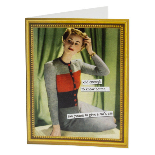 Card, Birthday, Anne Taintor, Rat's Ass