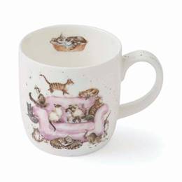 Wrendale Mug , Cattitude 11oz