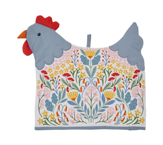 Tea Cosy - Folk Chicken Shaped by Ulster Weavers