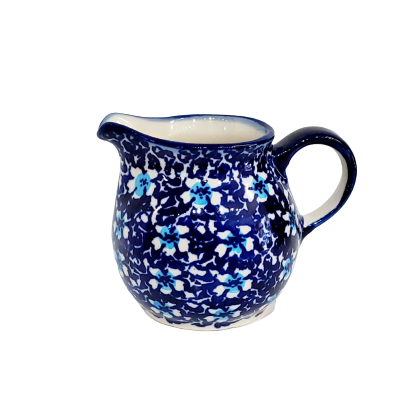 Boleslawiec Polish Pottery -Floral Fantasy Creamer & Sugar Bowl Set