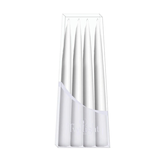 Candle, Taper Danish, 10" White