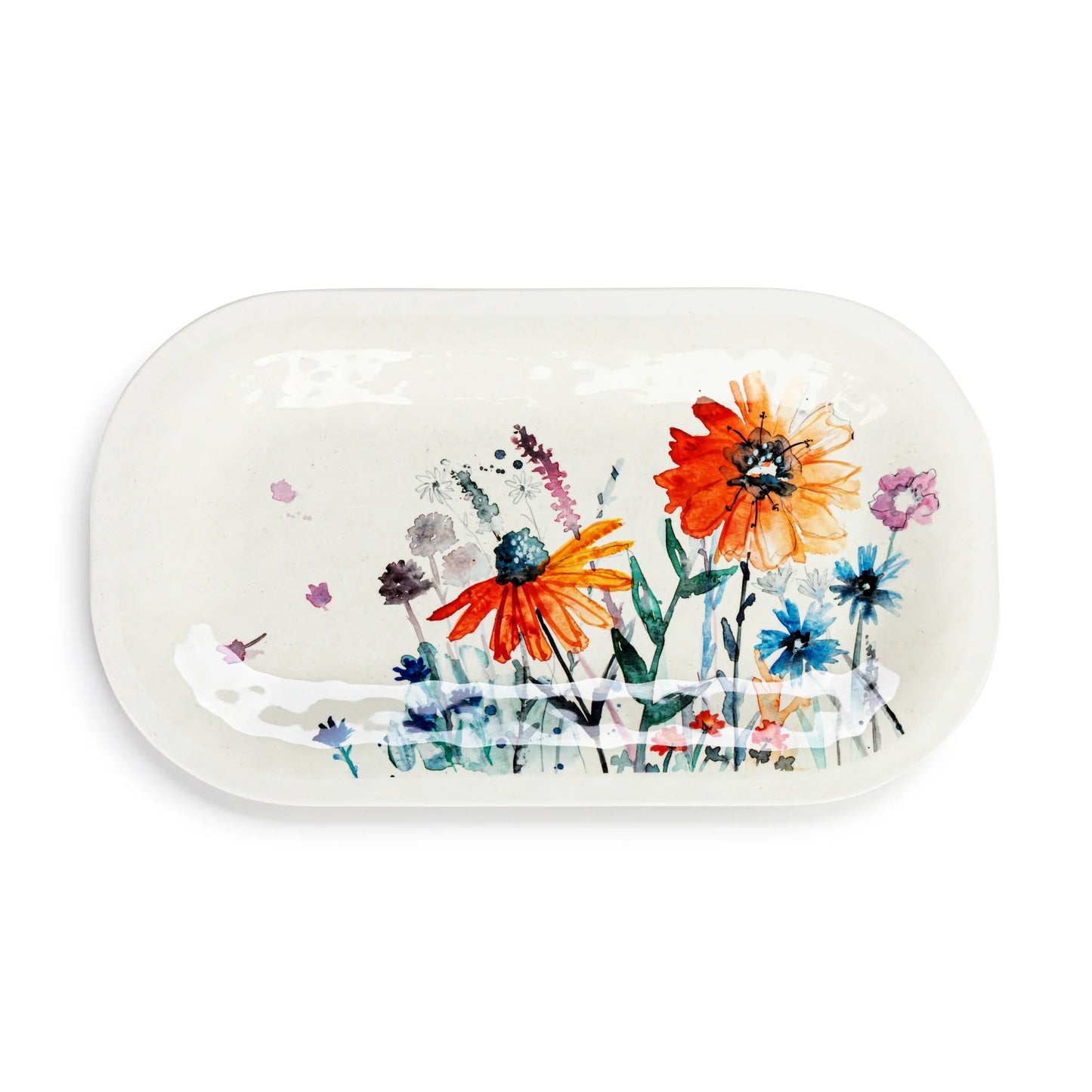 Tray, Floral Melamine