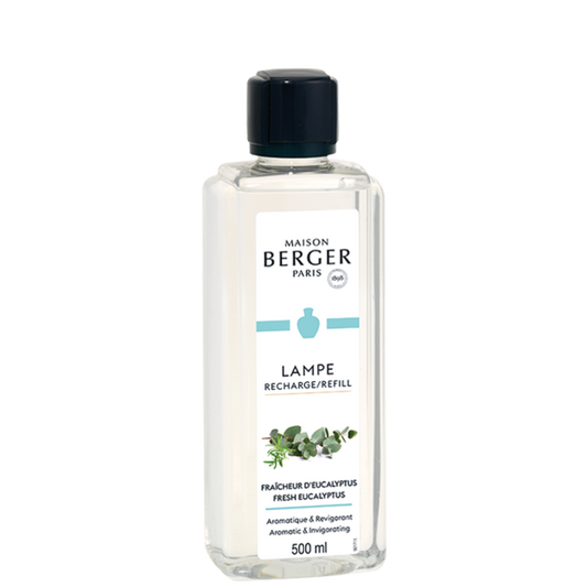 Maison Berger Paris,  Lamp Fragrance:  Fresh Eucalyptus 500ml