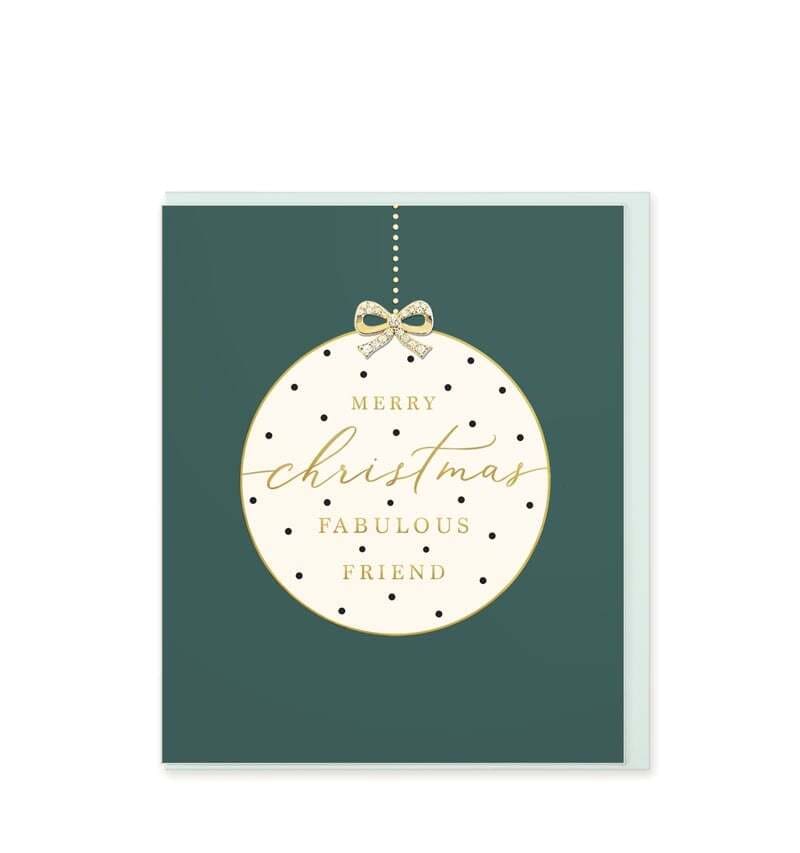 Card Christmas; Merry Christmas Fabulous Friend