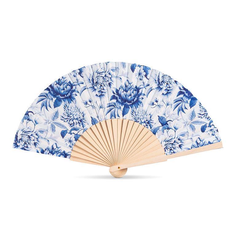 Hand Fan, Chintz Print