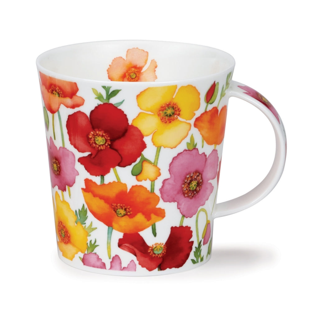 Dunoon Mug Lomond; Floral Fiesta Poppy