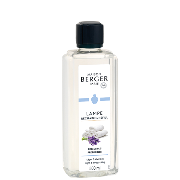 Maison Berger Paris, Lamp Fragrance: Fresh Linen 500ml