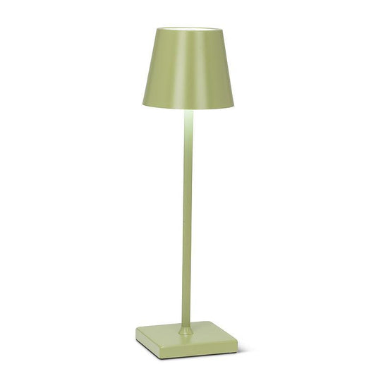 LED Table Lamp, Classic Shade, Green