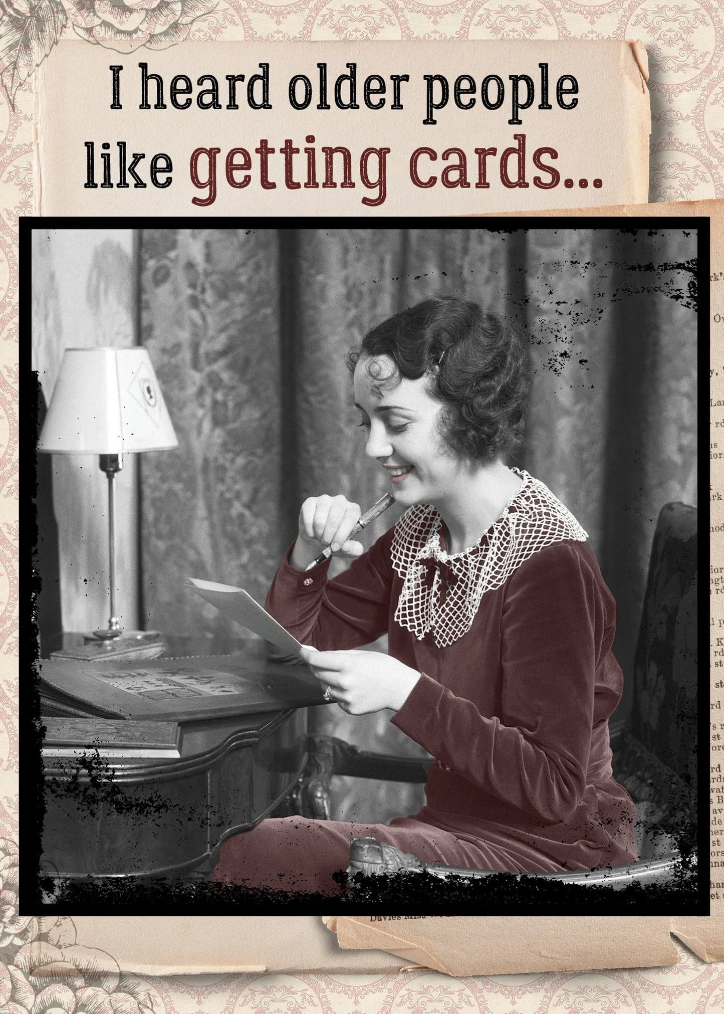 Card, Birthday; I heard older people
