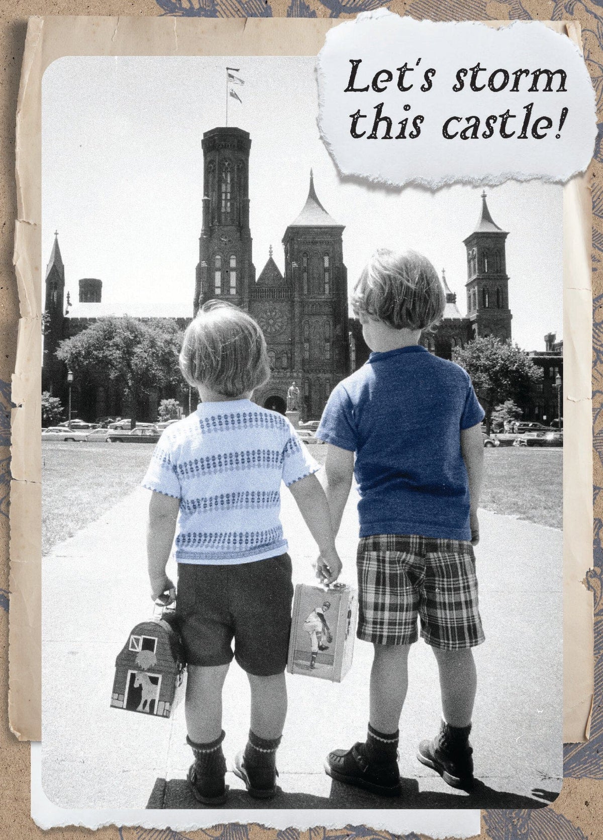 Card, All Occasion; Let's storm this castle !