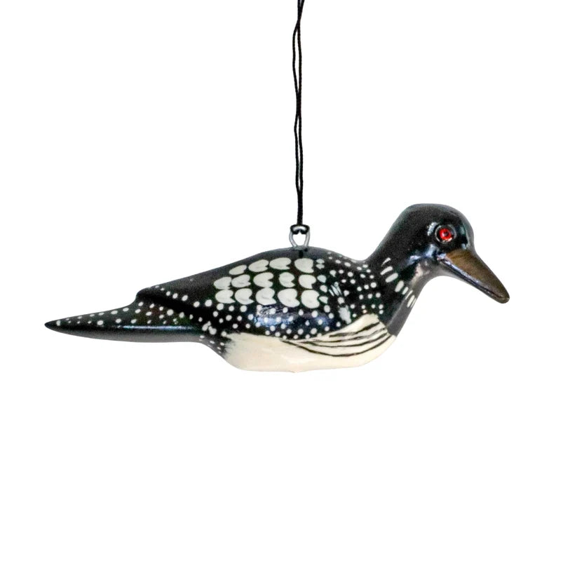 Ornament, Hand Carved Loon