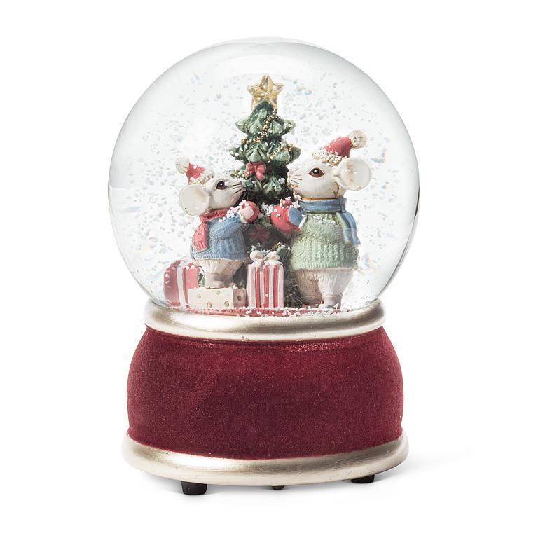 Ornament, Snowglobe, Mice