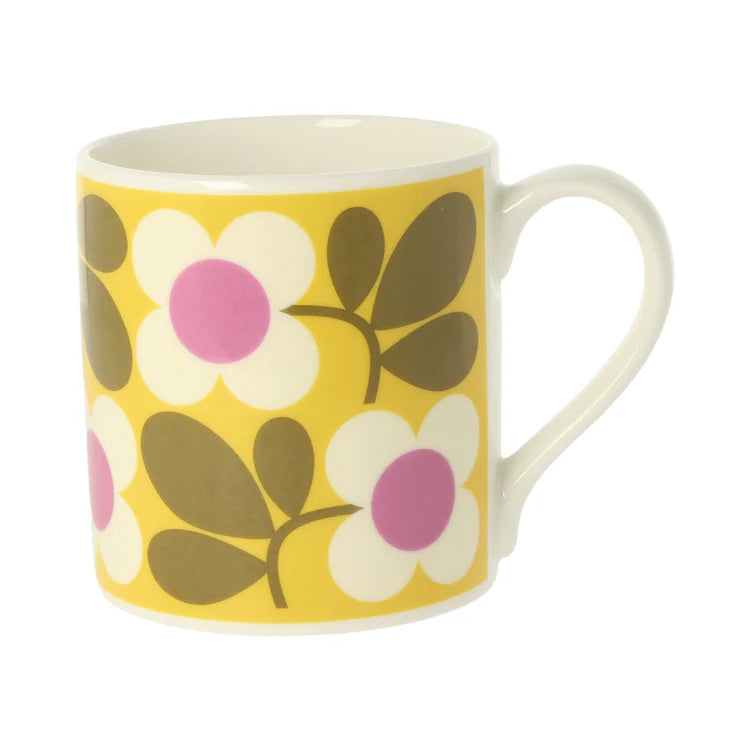 McLaggan Smith Mugs; Yellow Floret