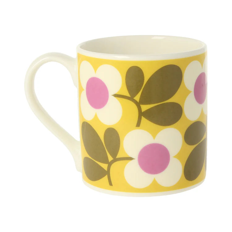 McLaggan Smith Mugs; Yellow Floret