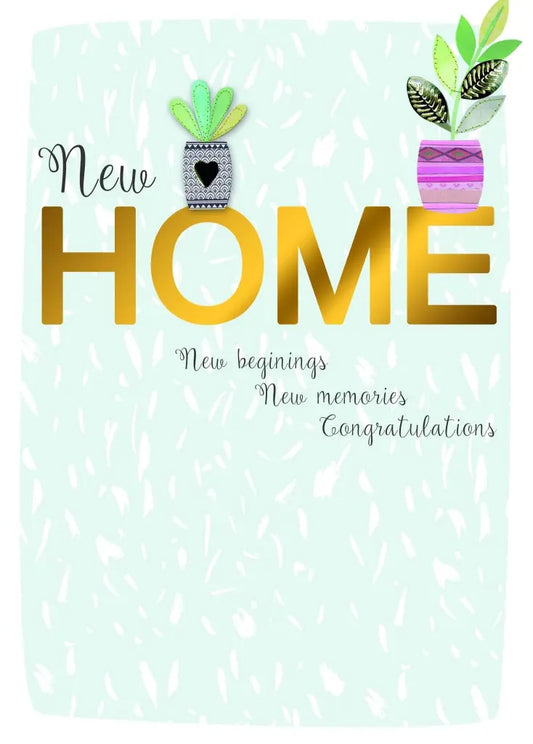 Card, New Home
