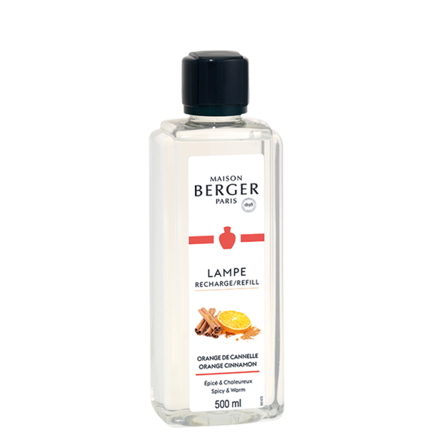 Maison Berger Paris,  Lamp Fragrance:  Orange Cinnamon 500ml