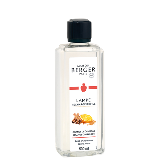 Maison Berger Paris,  Lamp Fragrance:  Orange Cinnamon 500ml