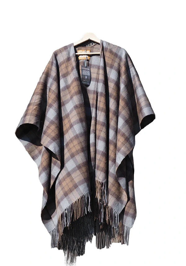 Scottish Wool, Outlander,  Lambswool Long Womens Cape