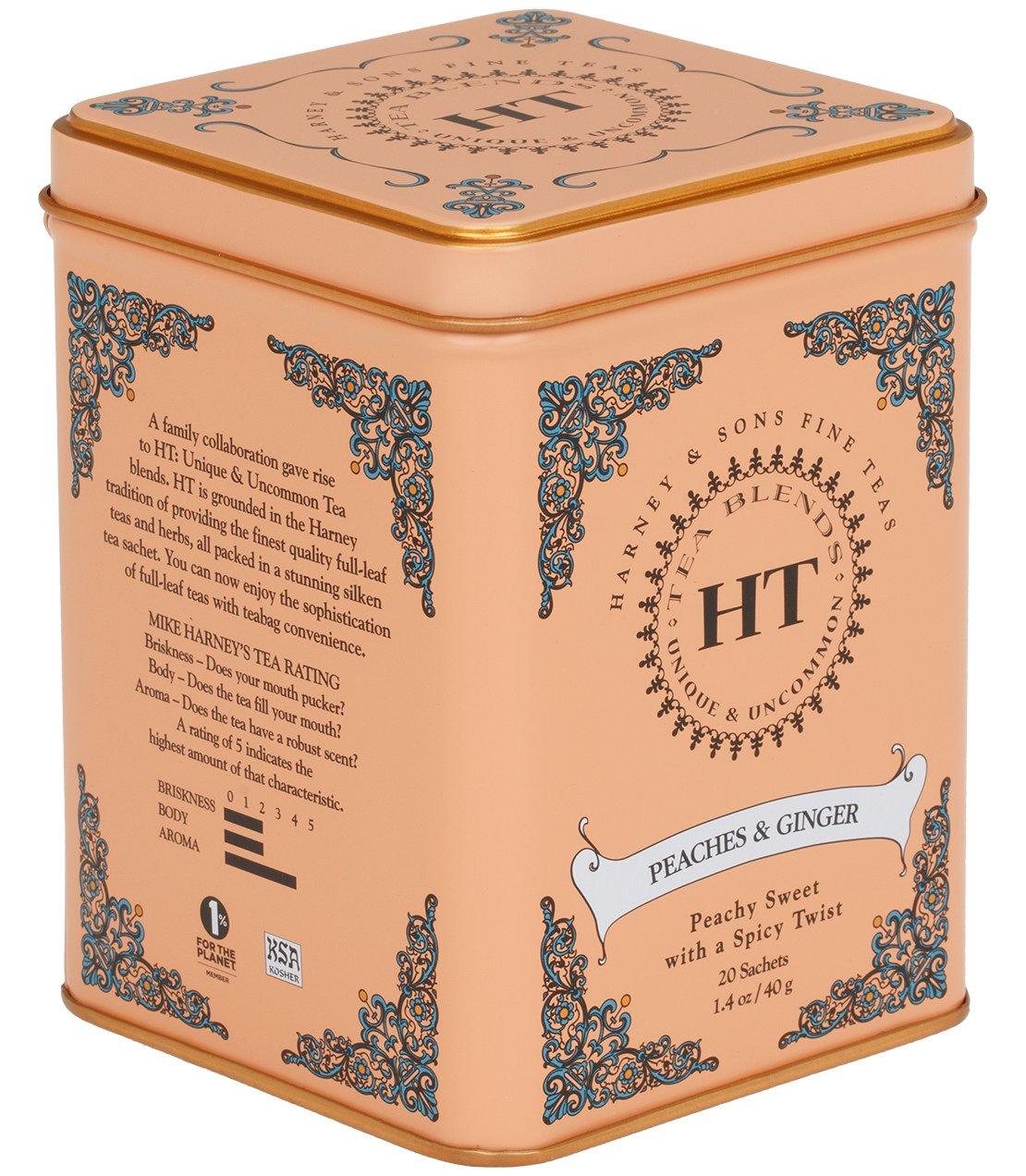 Harney & Sons Peaches and Ginger, Black Tea
