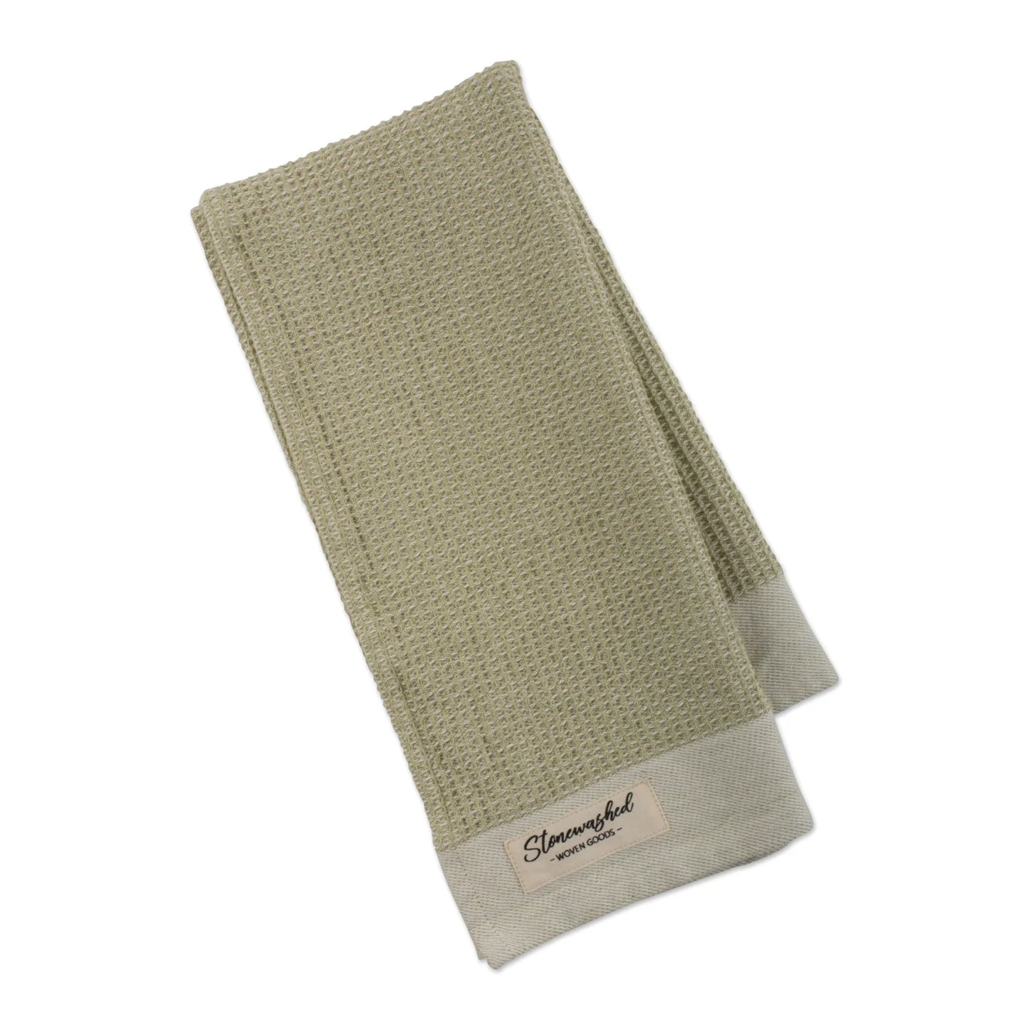 Tea Towel, Washed Waffle, Pear