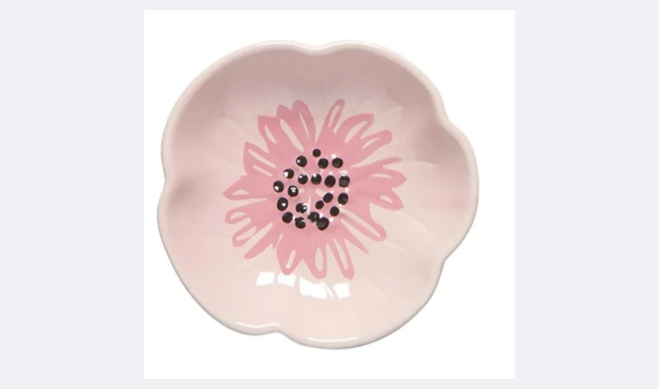 Tea Bag Tidy / Pinch Bowl Poppies
