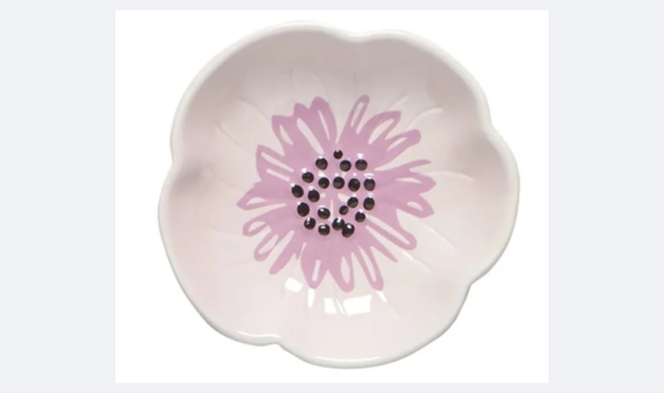 Tea Bag Tidy / Pinch Bowl Poppies