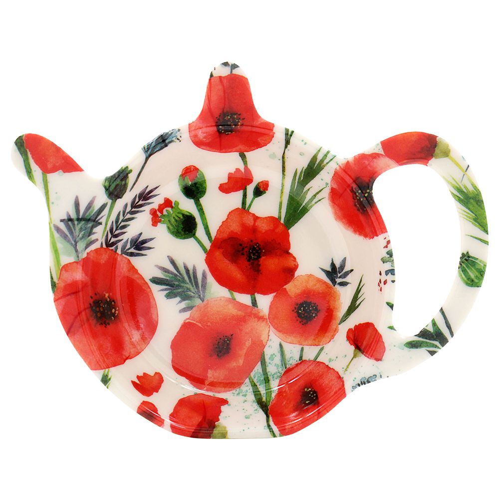 Teabag Holder / Tidy, Poppies