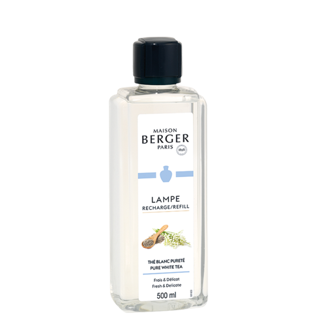 Maison Berger Paris, Lamp Fragrance: Pure White Tea 500ml