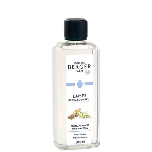 Maison Berger Paris,  Lamp Fragrance:   Pure White Tea 500ml