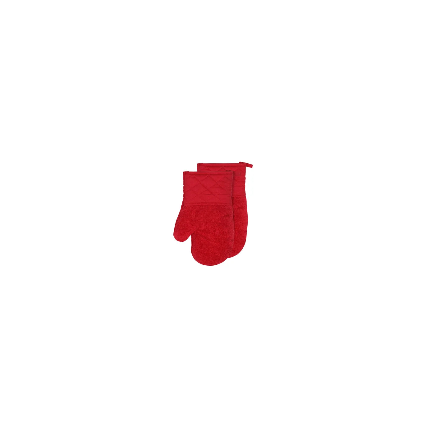 Oven Mitts, Pantry Terry Red Set of 2
